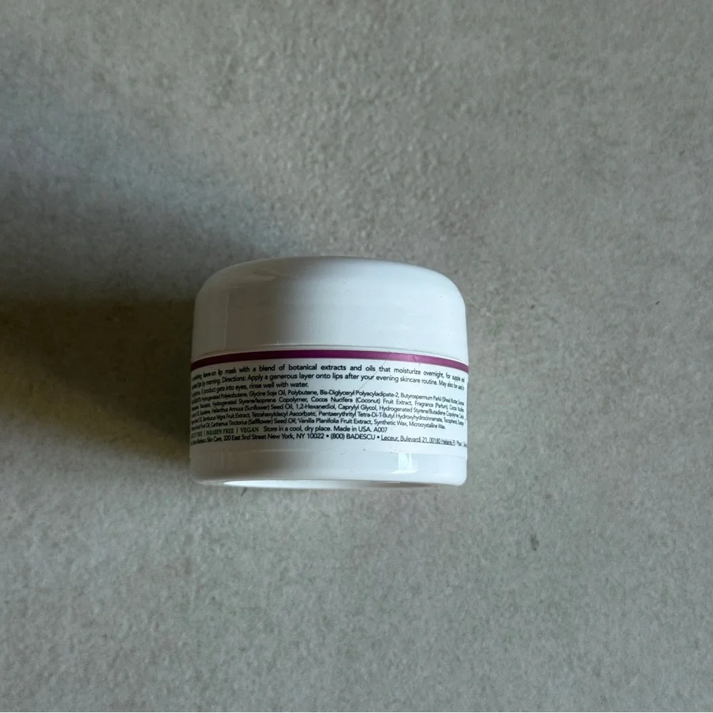 Mario Badescu Lip Mask with Acai and Vanilla 0.5 oz Moisturizing Treatment